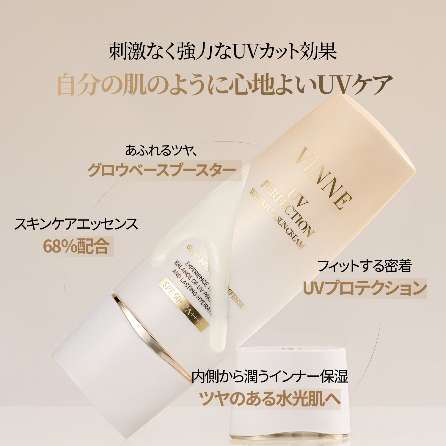 UVパーフェクション ウォーターフルサンクリーム SPF50+ PA++++ 50ml