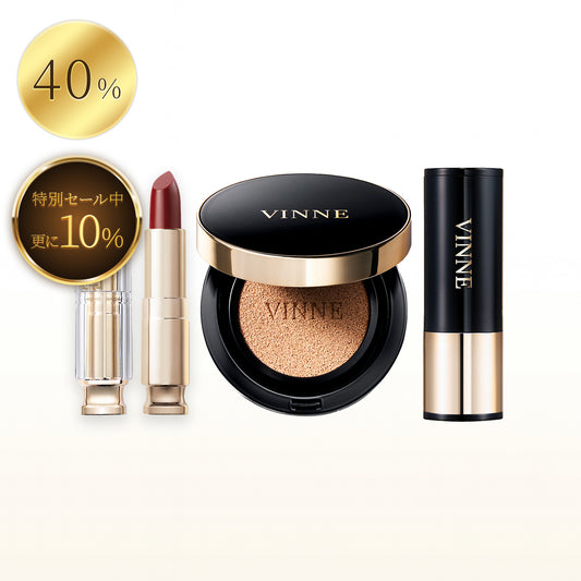 【セット】ラディアンスフルパッケージメイクセット（ラディアンスクッション・リップバーム・ヘアクッション）